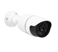 Topiky Fausse Caméra de Surveillance de sécurité Factice avec Lumière LED Rouge Clignotante, Caméra de Simulation pour Intérieur et Extérieur