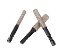 Topiky Forets Diamantés à Tige Hexagonale de 6 Mm, 8 Mm, 10, Scie Cloche Multifonctionnelle pour Carreaux de Verre, Céramique, Forets à Sec pour la Rénovation de la Maison