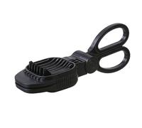 Topiky Fruits et Légumes, Outil de Tranchage Portatif pour Fraises, Kiwis, Bananes, œufs Durs, Gadget de Cuisine Sûr, Outil Compact pour Salade de Fruits et Collations (BLACK)