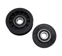 Topiky Kit de Poulie de Renvoi Plate en V GX20286 GX20287, Remplacement pour Plateaux de Tondeuse à Gazon D140 D130 D100 LA100