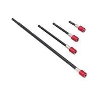 Topiky Kit d'extension de Foret Magnétique, Tige Hexagonale de 1/4", 60 Mm, 100 Mm, 150, 300, Rallonge de Foret en Acier allié, Accessoire d'outil électrique avec Porte-embout Magnétique pour