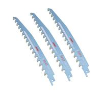 Topiky Lame de Scie Alternative en Carbure de 9 Pouces, Lame 16TPI pour la Coupe de Briques Rouges en Béton Poreux, Lot de 3 Lames de Scie pour Démolition, de de Construction