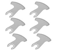 Topiky Lames de Scie Oscillantes Universelles, 6 Pièces Lames d'outils Oscillants en Carbure de Diamant en Forme de Faucille pour l'enlèvement de la Maçonnerie de Carrelage, le Meulage et la Mise
