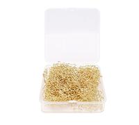 Topiky Lot de Trombones Animaux Mignons, 100 Pièces or | Matériau en fer robuste, Idéal pour les documents, carnets et scrapbooking, Livré avec boîte de rangement