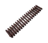 Topiky Mini Clôture de Jardin Féerique, 35,4 Pouces Clôture en Bois à | Clôture Miniature décorative, finition marron rustique, avec un Design réaliste pour accessoires de jardin féerique, maison