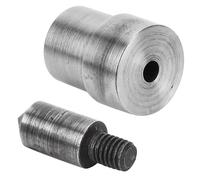 Topiky Moule de Poinçonnage en Acier 45#, Perforateur de Trous Creux pour Ceinture en Cuir, Outil de Poinçonnage en Cuir de 1,5 à 16 Mm, Ensemble de Poinçons Artisanaux, Outil à Main pour le Travail