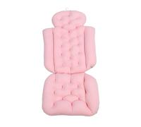 Topiky Oreiller de Bain Complet pour Tout Le Corps, Oreiller de Baignoire Respirant à Séchage Rapide pour Piscine Spa Extérieur, Coussin de Bain Doux Pliable avec Base Antidérapante (Pink)