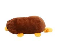 Topiky Oreiller Doux en Peluche Adorable Bec de Canard pour Enfants et Adultes, Matériau Ultra Doux, pour Un Repos et Une Décoration Confortables, Jouet d'apprentissage Précoce pour Enfant (Brown)