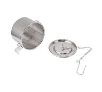 Topiky Panier de Filtre en Acier Inoxydable pour Assaisonnement, Chaîne | Filtre à boules de thé avec chaîne suspendue pour soupe, panier de séparation d\'assaisonnement pour la cuisson, infuseur à