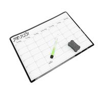 Topiky Planificateur Magnétique Effaçable à Sec avec 8 Marqueurs et Gomme pour un Usage Scolaire et Domestique, Conception PET à écriture Fluide