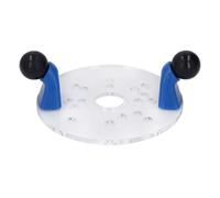 Topiky Plaque de Base de Routeur Universelle, Base de Garniture en PVC Transparent avec Trous Pré-percés, de Table de Routeur Portable pour le Travail du Bois