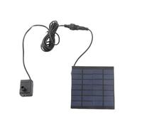 Topiky Pompe à Eau de Fontaine Solaire, Pompe de Fontaine à énergie Solaire pour Bain d'oiseaux, Kit de Panneaux Solaires pour la Décoration d'étang de Piscine de Jardin, avec 4 Buses