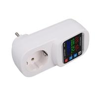 Topiky Prise de Protection de Tension Réglable, Protection contre les Surtensions avec Interrupteur de Minuterie de Compteur électrique, Prise Multifonctionnelle 16 A pour Appareils Ménagers