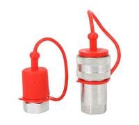 Topiky Raccord Rapide Hydraulique NPT 3/4 Po en Acier trempé, Raccords Rapides Femelles et Mâles ISO5675 Haut Débit 24 GPM 4000 PSI pour Tracteurs et Machines Agricoles