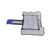 Topiky Rampe D'évacuation des Animaux en PVC, Coussin économiseur de Grenouille pour Piscines, Installation Facile en Extérieur, 21,3x18,5x12,6 Pouces (Blue)