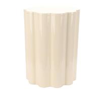Topiky Tabouret Repose-Pieds Multifonctionnel Design Vintage avec Rangement Caché pour Petits Appartements Bureaux Salons 1 Pièce (White)