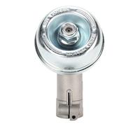 Topiky Tête d'engrenage de Remplacement pour Tondeuse à Gazon FS55, 24 Mm, Tête de Boîte de Vitesses pour Débroussailleuse en Aluminium et Acier Inoxydable, Fixation de Tondeuse à Trou carré Durable