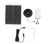 Topiky Ventilateur D'extraction de Toit Solaire Durable, pour Maison et Entrepôt, Moteur DC sans Balais 25W, économe en énergie
