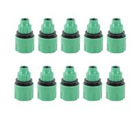 TOPINCN 10pcs Raccords de Tuyau D'arrosage à Connexion Rapide, Adaptateurs de Connecteur Rapide de Tuyau en Plastique 3/8 Connecteur de Robinet de Tuyau D'arrosage Connecteur de Tuyau