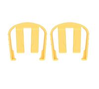 TOPINCN 2pcs Boucle de Connecteur Rapide pour Machine de Lavage de Voiture, Pièce de Rechange pour Lave-Auto C Clip pour Nettoyeur Haute Pression Karcher K2 K3 K7(Jaune)