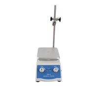 TOPINCN Agitateur Magnétique 2000 Ml, 300-2600 Tr,Min avec Plaque (Prise | Plaque de Travail en Alliage D'aluminium, Commande par Bouton, Silencieux ≤40dB, Base Antidérapante, pour Usage Alimentaire