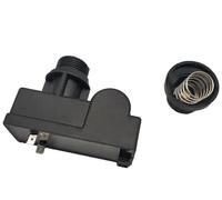 TOPINCN Allumeur Bouton Poussoir Microrupteur d'Allumage Electrique Générateur d'étincelles à Haute Fréquence d'Impulsion de Chauffage pour Gril à Gaz (2 Sortie)