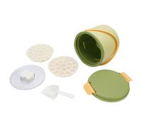 TOPINCN Bacs à Glaçons en PP avec Cuillère à Poubelle, Boîte à Glaçons à Dégagement Facile pour le Camping à Domicile, Appuyez pour Libérer, Gardez la Glace Propre avec Poignée de