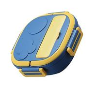 TOPINCN Boîte à Nourriture Portable Multi-compartiments, Récipient à Déjeuner de Grande capacité pour une Utilisation Intérieure et Extérieure (2 Compartiments Bleu)
