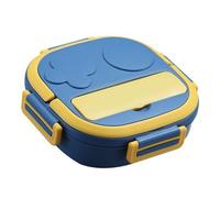 TOPINCN Boîte à Nourriture Portable Multi-compartiments, Récipient à Déjeuner de Grande capacité pour une Utilisation Intérieure et Extérieure (3 Compartiments Bleu)
