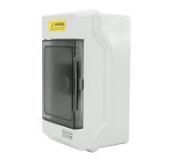 TOPINCN Boîte de Distribution étanche IP66 8x3,9x2,1in, Coffret PV Extérieur 4 Voies avec Barre Cuivre Simple pour équipement de Contrôle électrique