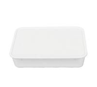 TOPINCN Boîte de Fermentation de Pâte Empilable, Récipient de Pâte à Pizza avec Couvercle, Plateau de Stockage des Aliments Réfrigérés Réutilisable pour la Cuisine à Domicile, la (WHITE)