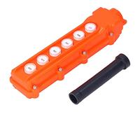 TOPINCN Boîtier de Commande à Bouton Poussoir, Tension 220V/500V | Station de commande portative, coque ABS, facile à utiliser, adaptée aux palans électriques, conception étanche à la pluie