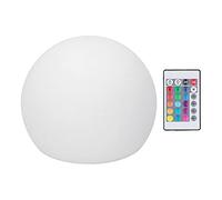 TOPINCN Boule Lumineuse LED RGBW, Lampe Globe, 16 Couleurs Changeantes | 4 Lumières pour Enfants, Rechargeable, Intensité Variable, Télécommande