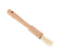 TOPINCN Brosse de Cuisson en Bois résistante à la Chaleur pour pâtisserie, Barbecue, Marinade, gâteaux, Viande, Desserts, Huile, Sauce, Beurre Round Handle