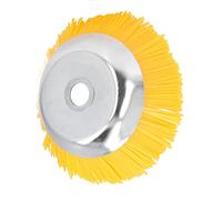 TOPINCN Brosse de Désherbage Durable en Nylon et Acier au Manganèse Haute Performance pour Cours et Espaces Verts 20 Cm