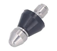 TOPINCN Buse de Remplacement, Conception Pointue, 5000PSI, Haute Performance pour les Tâches de Nettoyage Intensives (Tête centrale arrière 6 trous 3/8 po NPT)