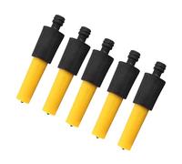 TOPINCN Buse de Tuyau D'Arrosage, Matériau ABS Durable pour Arrosage à Haute Pression avec 5 Unités D'irrigation Jaune Noir