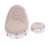 TOPINCN Canapé Gonflable de Graffiti de Dessin animé, canapé à Air floqué, Chaises Longues Gonflables pour Patio, Salon, Chambre à Coucher, Voyage en Plein Air, Camping,