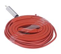TOPINCN Ceinture Chauffante en Silicone, Fil Flexible et étanche en Alliage Ni Cr 40W 220V pour le Chauffage des Canalisations