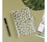 TOPINCN Classeur de Budget A6 avec 8 Pochettes Zippées et Pochette pour Cartes, Outil de Budgétisation Polyvalent pour la Maison et le Bureau, PVC 19.3x13cm, 1 unité (BLACK #64)