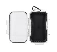 TOPINCN Conteneur Antichoc de Survie en Plein Air, Boîte de Transport étanche pour Téléphone et Clés, Compact et Léger, Idéal pour Les Voyages et Les Aventures en Plein Air (Transparent)