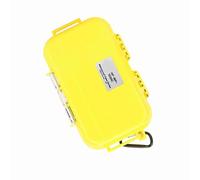 TOPINCN Conteneur Antichoc de Survie en Plein Air, Boîte de Transport étanche pour Téléphone et Clés, Compact et Léger, Idéal pour Les Voyages et Les Aventures en Plein Air (Yellow)