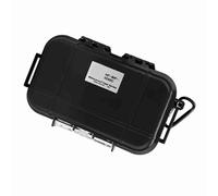 TOPINCN Conteneur Antichoc de Survie en Plein Air, Boîte de Transport étanche pour Téléphone et Clés, Compact et Léger, Idéal pour Les Voyages et Les Aventures en Plein Air (Black)