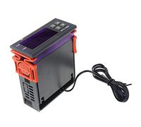TOPINCN Contrôleur de Température par -ordinateur, Interrupteur Programmable pour Systèmes de Chauffage et de Refroidissement, 110-220VAC, Taille Compacte, Plastique ABS