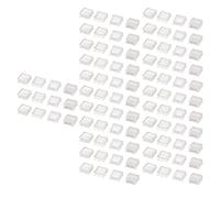 TOPINCN Couvercle D'interrupteur Tactile Transparent, 100 Pièces, Matériau ABS Solide, Capuchons de Boutons Poussoirs Faciles pour L'électronique