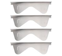 TOPINCN Couvercles D'écart de Cuisinière, Paquet de 2 Protections D'écart de Cuisinière en Acier Inoxydable pour Espace Latéral de Comptoir de Four de Cuisine, Kit de Garniture de