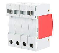 TOPINCN Dispositif de Parafoudre Basse Tension 4P, Protection Contre Les Surtensions Ignifuge pour Usage Domestique 385VAC 80KA