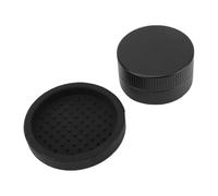 TOPINCN Distributeur de café 51 Mm Niveleur de café 51 Mm Tamper à Conception par gravité à 4 Lames Acier Inoxydable 304 avec Base en Silicone pour Porte-filtre
