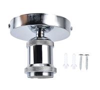 TOPINCN Douille de Lampe, Douille de Lampe Vintage E26 E27, Support de Lampe de Plafond, Plafonnier, Applique Murale, Support D'ampoule avec Accessoires pour Cuisine, Chambre à Coucher,