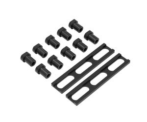 TOPINCN Ensemble de Chien D'établi en Alliage D'aluminium, Butée de Rabotage pour le Travail du Bois à Haute Résistance pour le Fraisage de Table et le Meulage, 2 Unités (19mm)